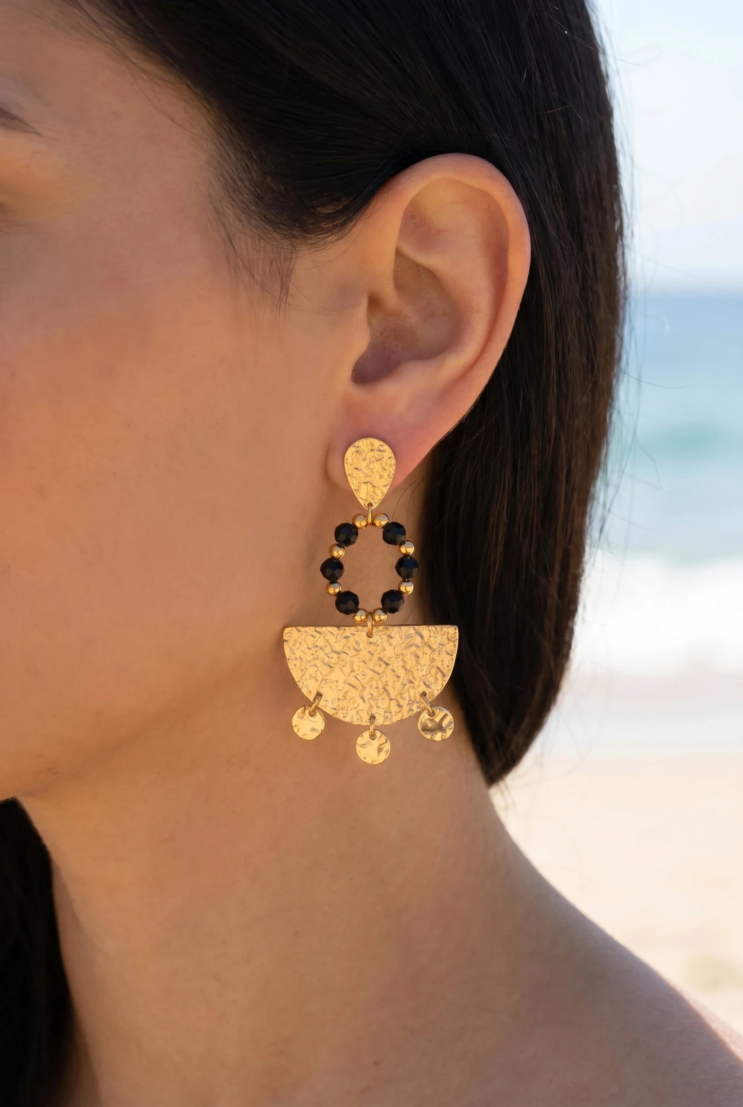 Boucles d’oreilles en acier inoxydable