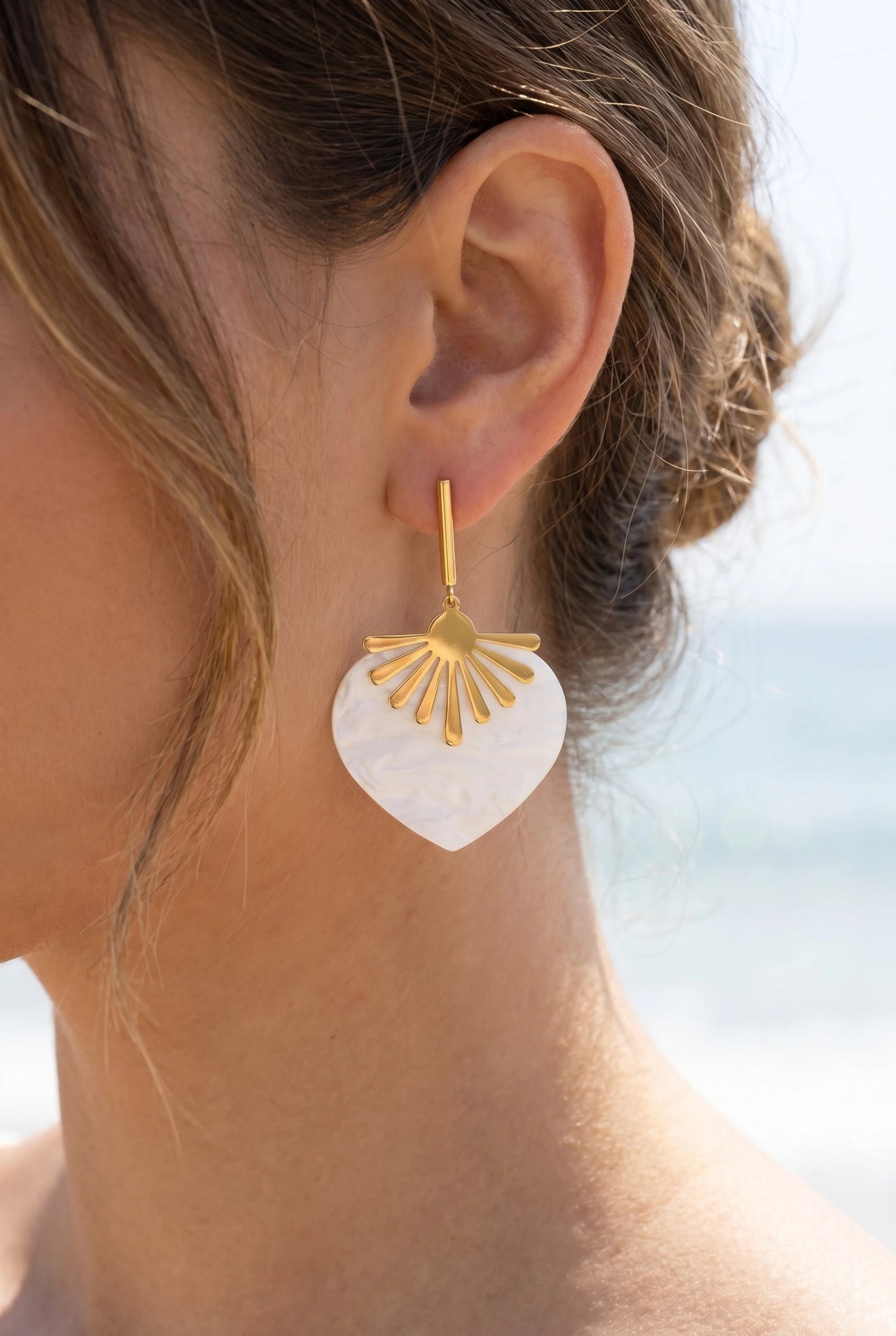 Boucles d’oreilles en acier inoxydable