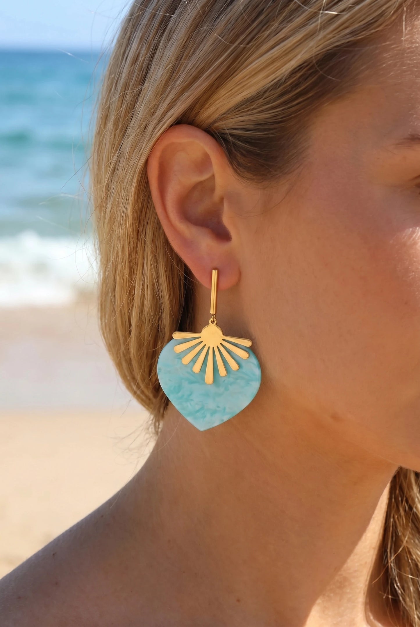 Boucles d’oreilles en acier inoxydable