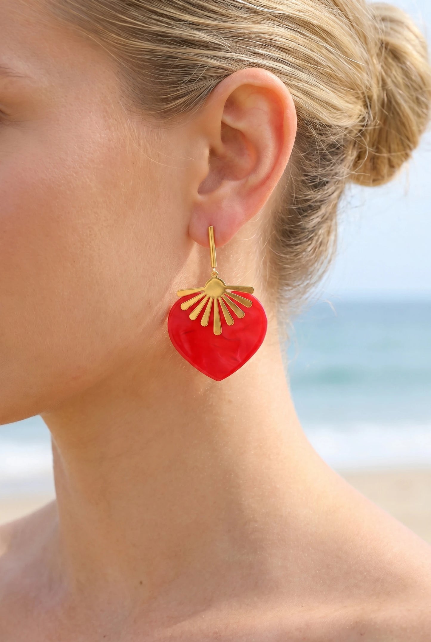 Boucles d’oreilles en acier inoxydable