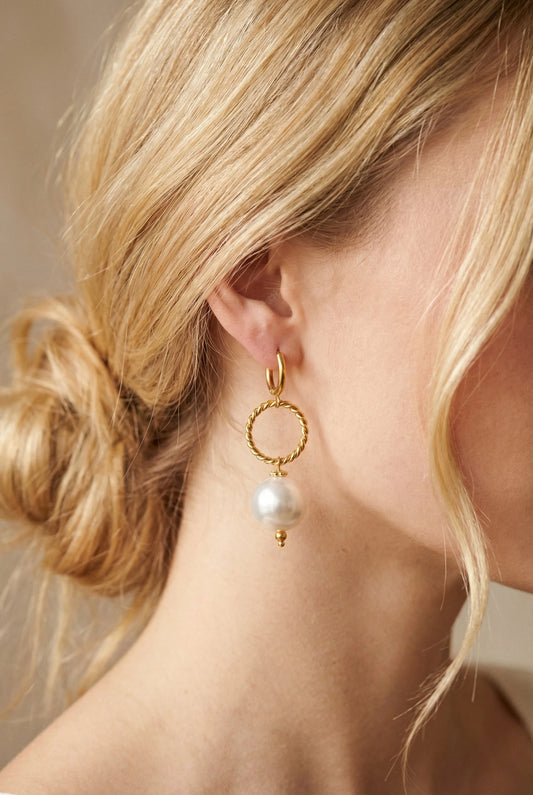 Boucles d’oreilles en acier inoxydable