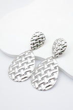 Boucles d'oreilles en acier inoxydable - ARGENT