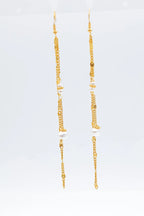 Boucles d'oreilles en acier inoxydable - BLANC