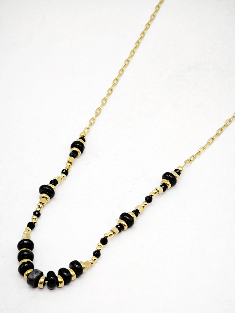Collier en acier inoxydable - NOIR