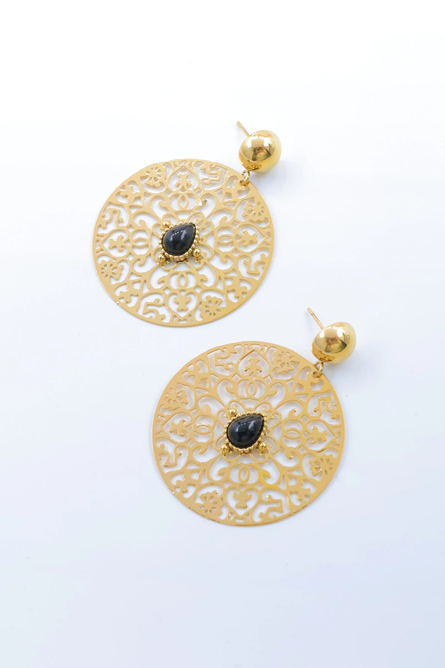 Boucles d’oreilles en acier inoxydable