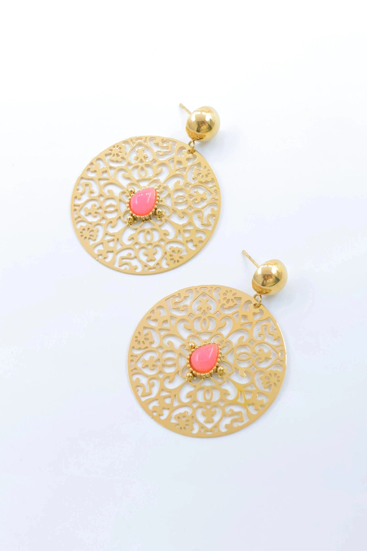 Boucles d’oreilles en acier inoxydable