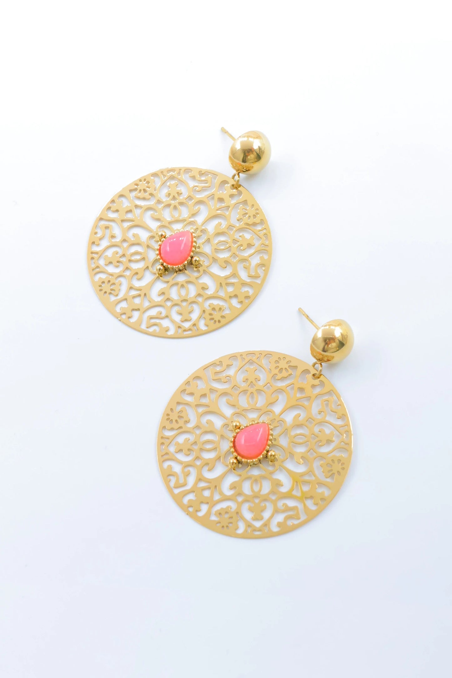Boucles d’oreilles en acier inoxydable