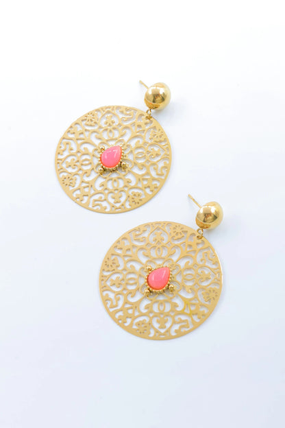 Boucles d’oreilles en acier inoxydable