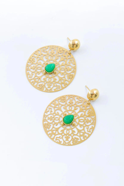 Boucles d’oreilles en acier inoxydable