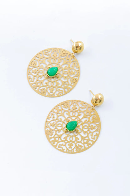 Boucles d’oreilles en acier inoxydable