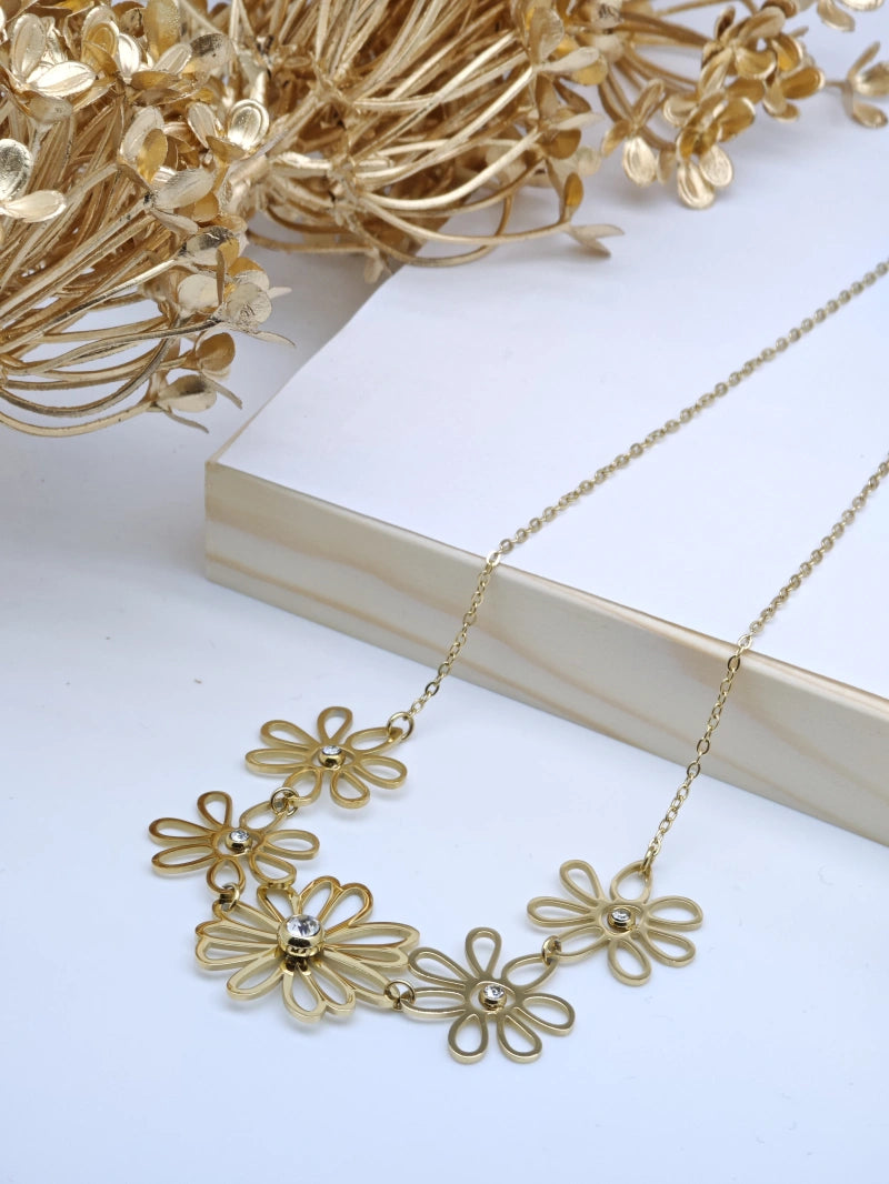 Collier en acier inoxydable - BLANC