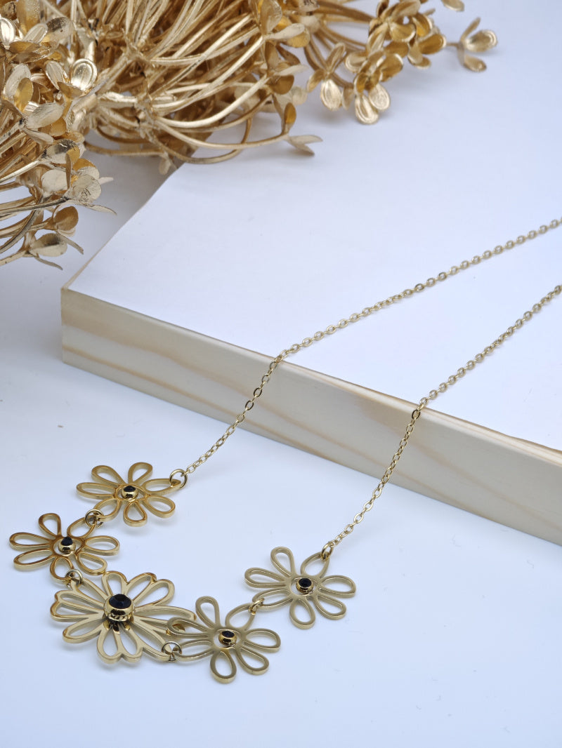 Collier en acier inoxydable - NOIR