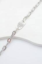 Bracelet en acier inoxydable - ARGENT
