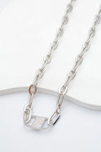 Collier en acier inoxydable - ARGENT