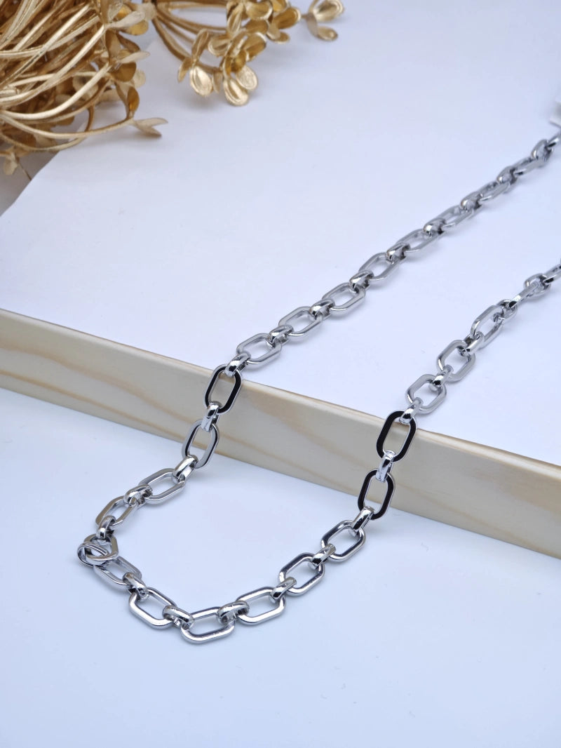 Collier en acier inoxydable - ARGENT