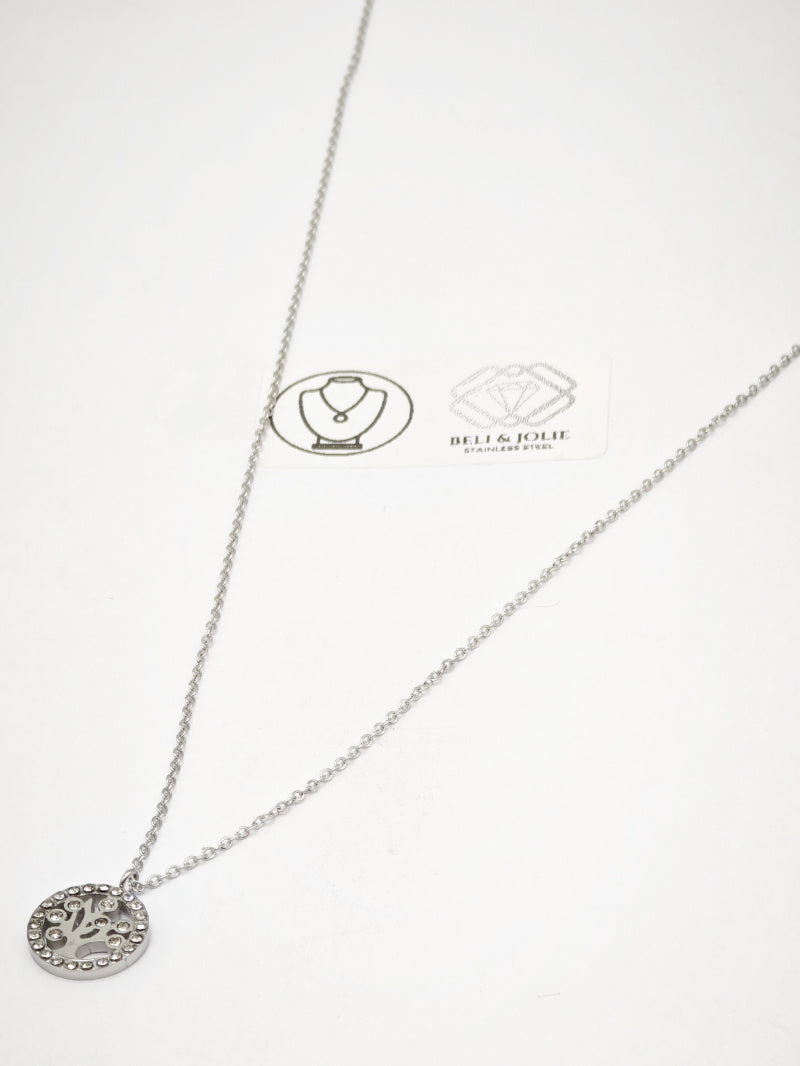Collier en acier inoxydable - ARGENT