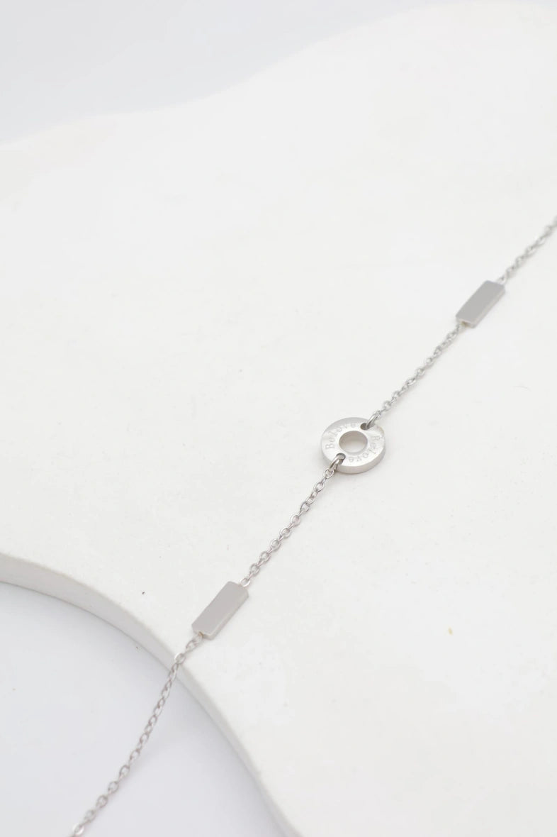 Bracelet en acier inoxydable - ARGENT