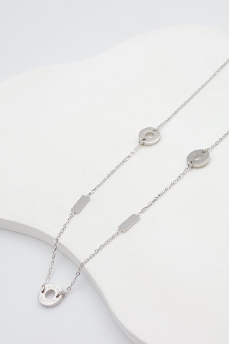 Collier en acier inoxydable - ARGENT
