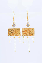 Boucles d'oreilles en acier inoxydable - BLANC