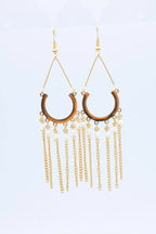 Boucles d'oreilles en acier inoxydable - BLANC