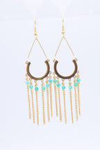 Boucles d'oreilles en acier inoxydable - BLEU