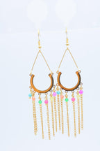 Boucles d'oreilles en acier inoxydable - MULTICOLORE