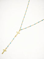 Collier en acier inoxydable - BLEU
