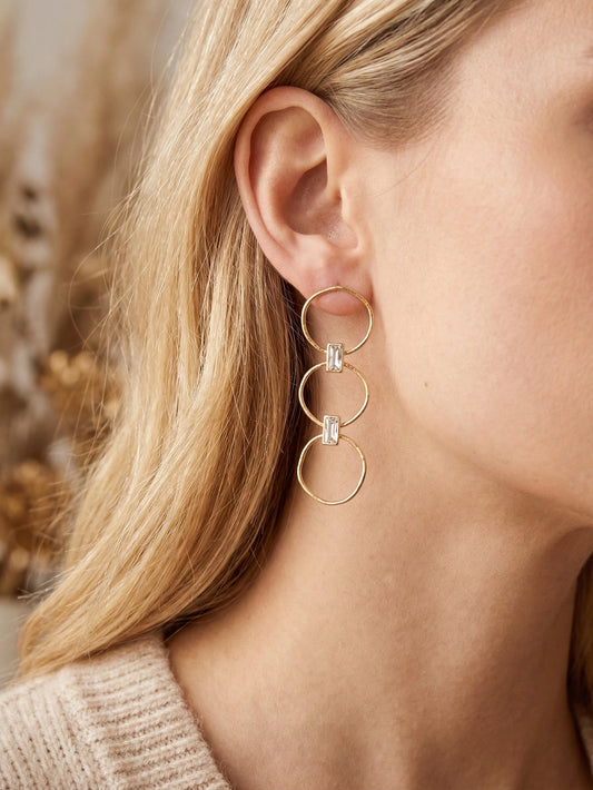 Boucles d’oreilles en acier inoxydable