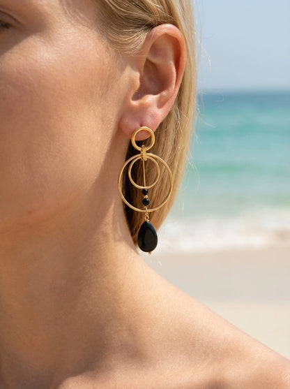 Boucles d’oreilles en acier inoxydable