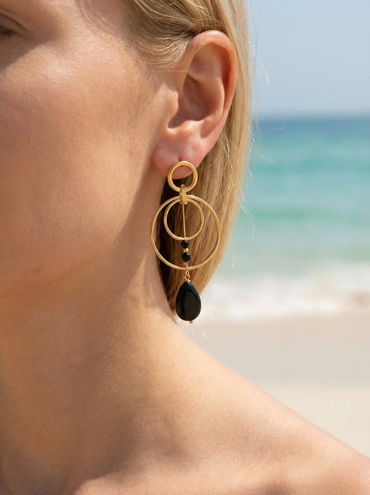 Boucles d’oreilles en acier inoxydable