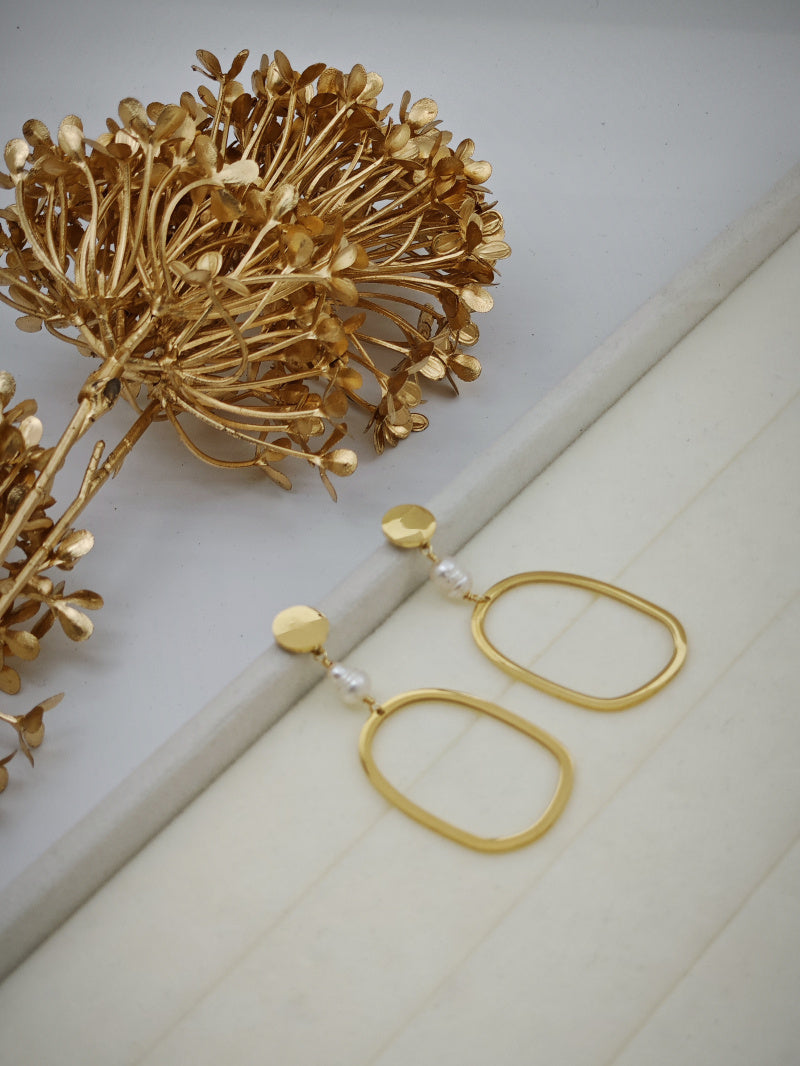 Boucles d'oreilles en acier inoxydable - DORÉ