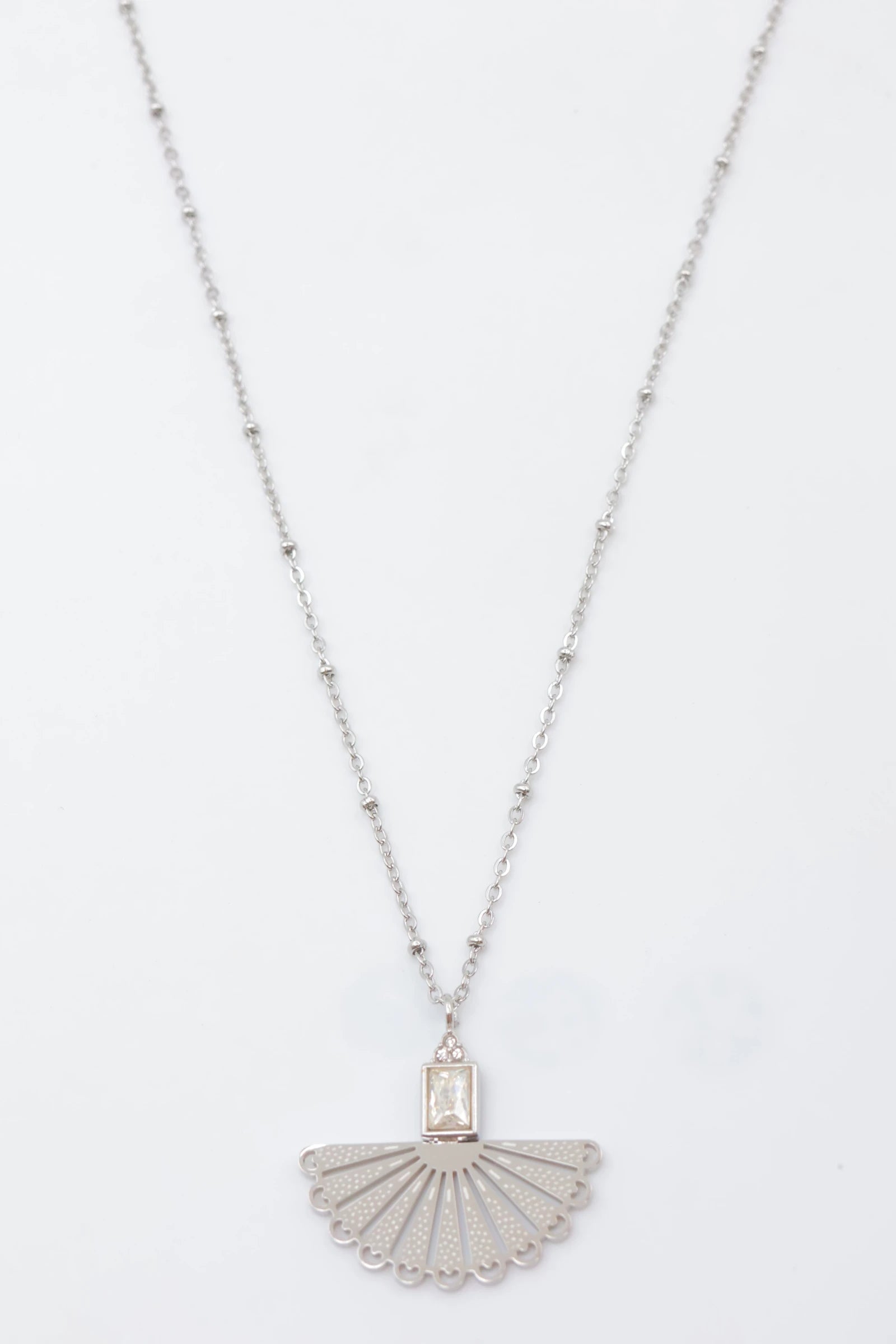 Collier en acier inoxydable - ARGENT
