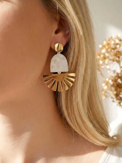 Boucles d’oreilles en acier inoxydable