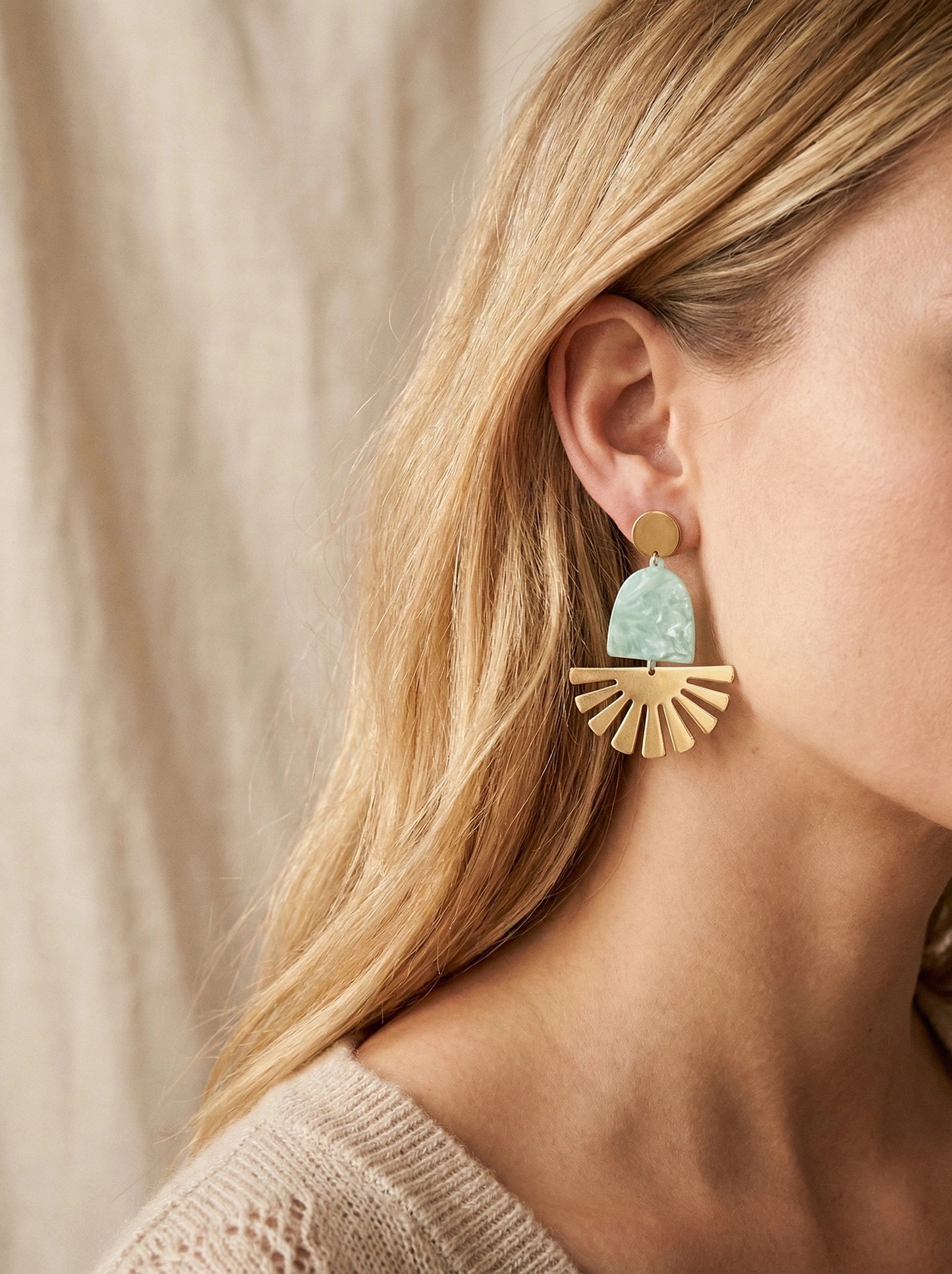 Boucles d’oreilles en acier inoxydable