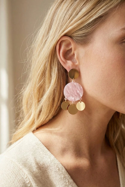 Boucles d’oreilles en acier inoxydable