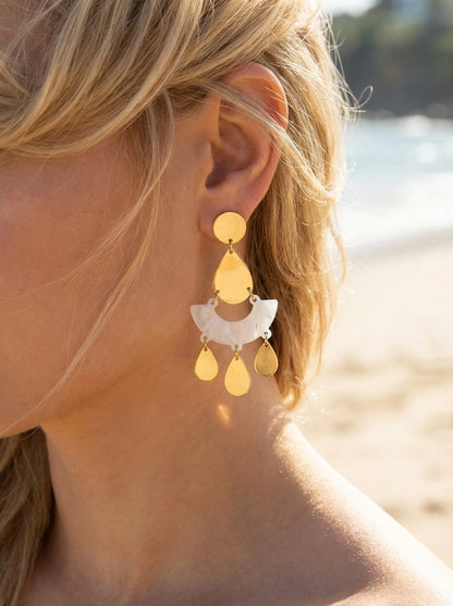 Boucles d’oreilles en acier inoxydable