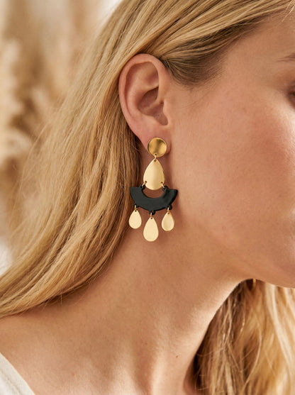 Boucles d’oreilles en acier inoxydable