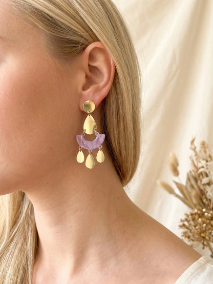 Boucles d’oreilles en acier inoxydable