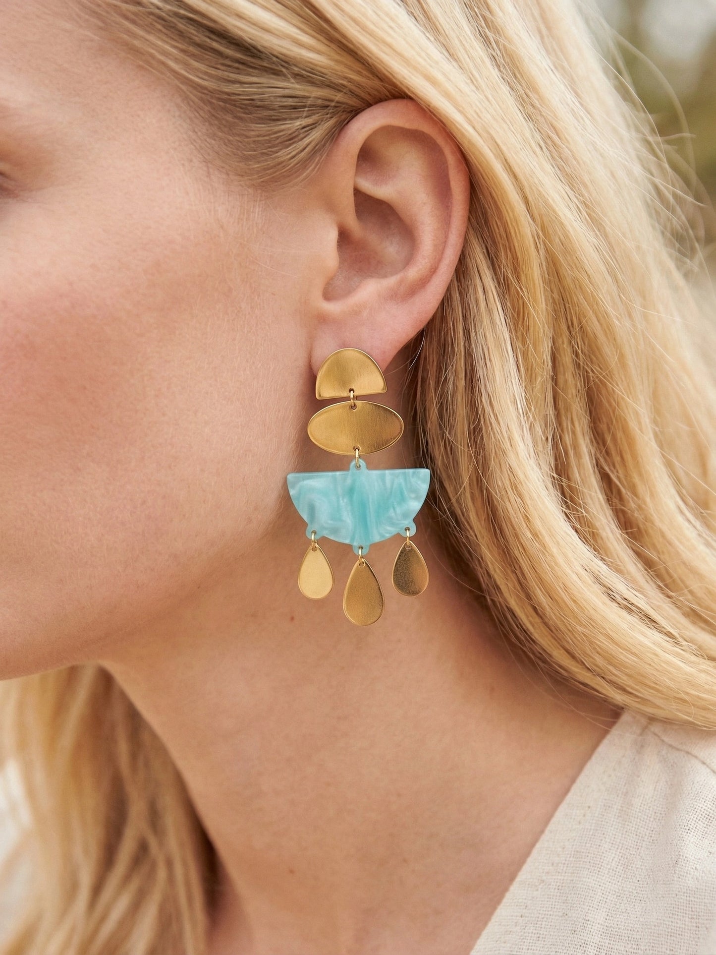 Boucles d’oreilles en acier inoxydable