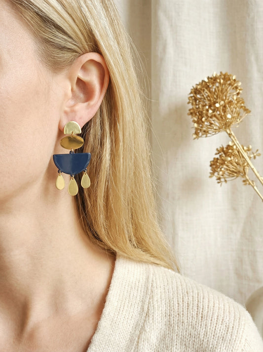 Boucles d’oreilles en acier inoxydable