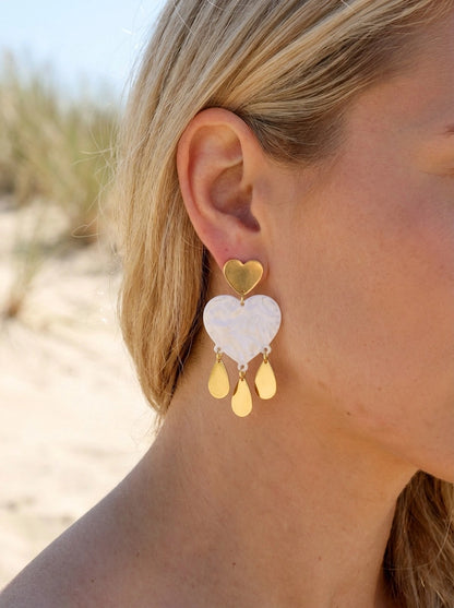 Boucles d’oreilles en acier inoxydable