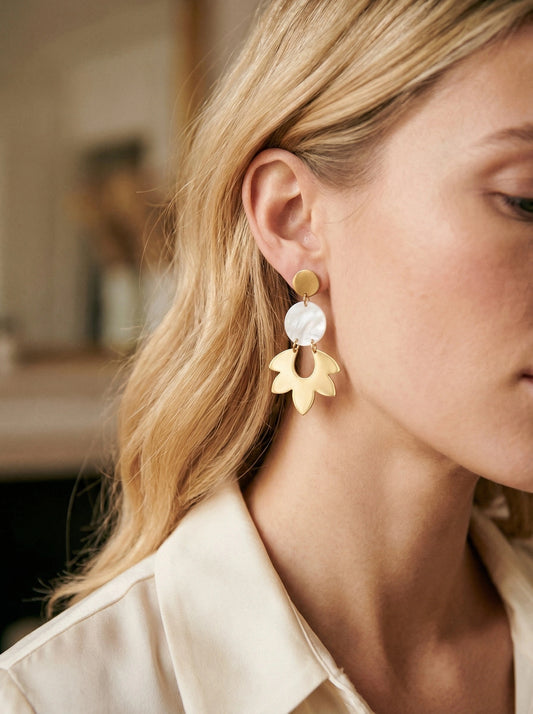 Boucles d’oreilles en acier inoxydable