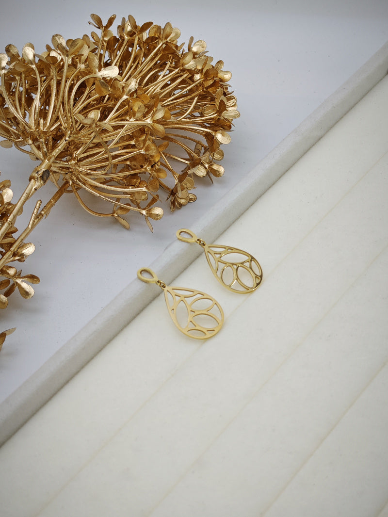 Boucles d'oreilles en acier inoxydable - DORÉ