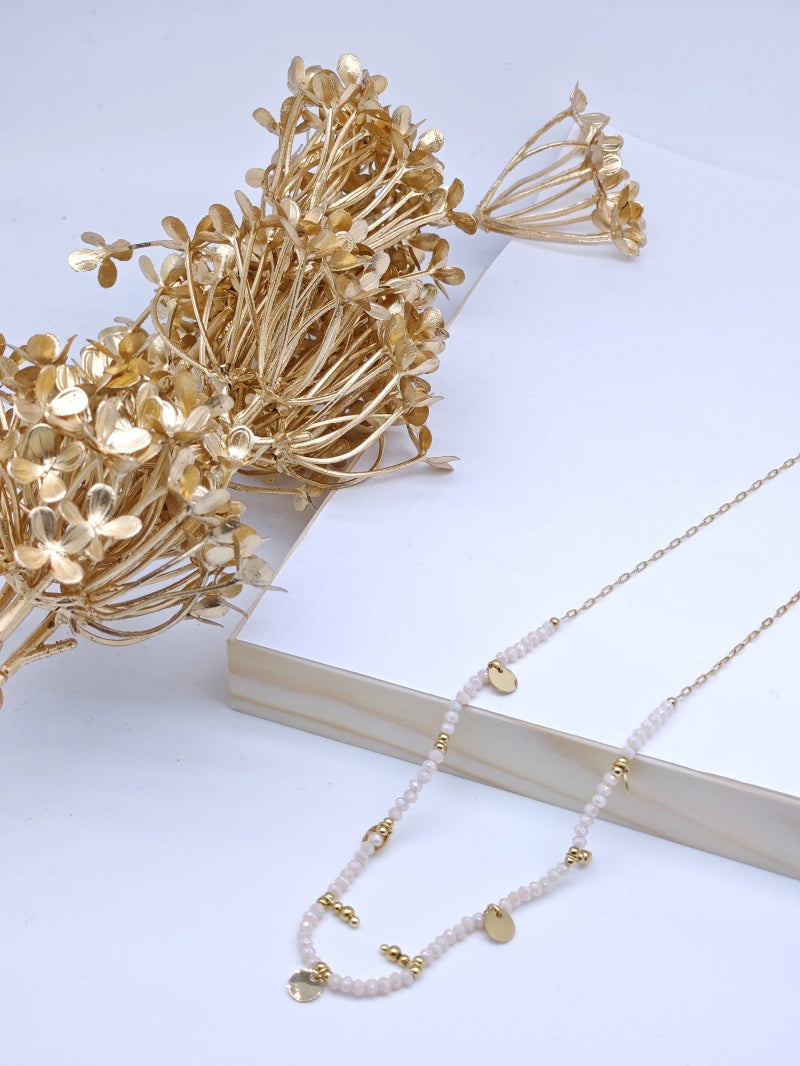 Collier en acier inoxydable - BLANC