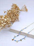 Collier en acier inoxydable - BLEU
