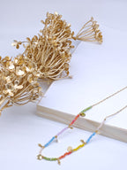 Collier en acier inoxydable - MULTICOLORE