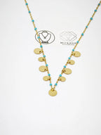 Collier en acier inoxydable - BLEU