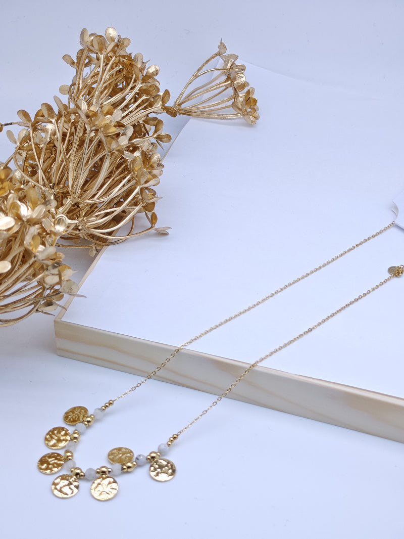 Collier en acier inoxydable - BLANC