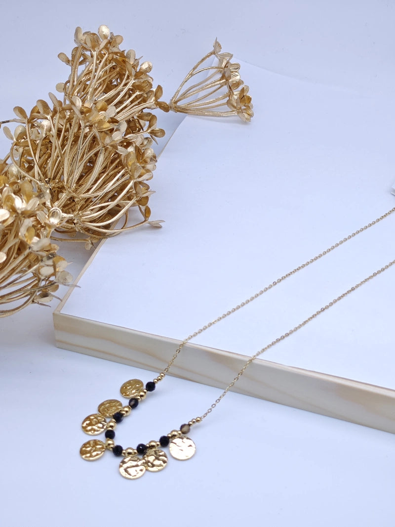 Collier en acier inoxydable - NOIR