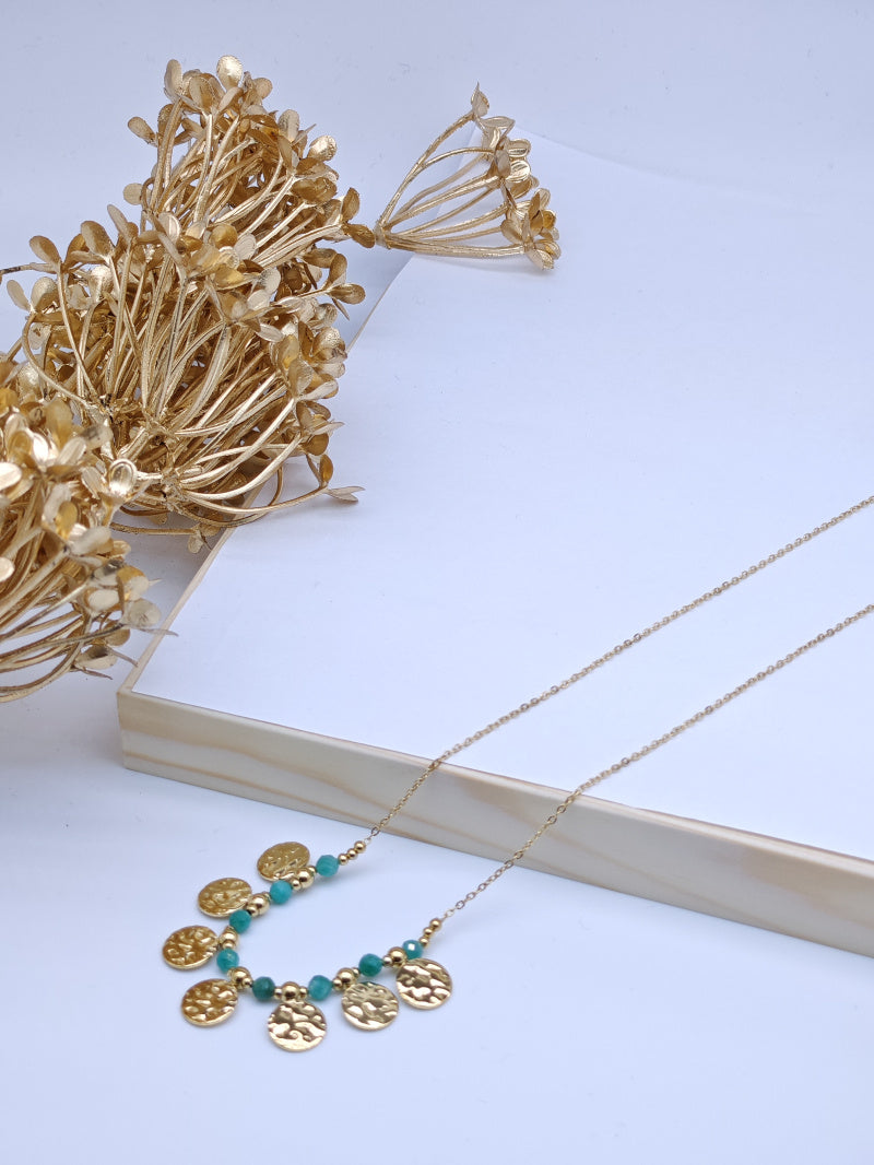 Collier en acier inoxydable - VERT